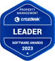 Crozdesk property management 2023 badge