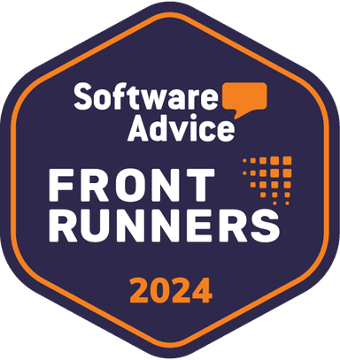 Software advice front runners 2024 badge