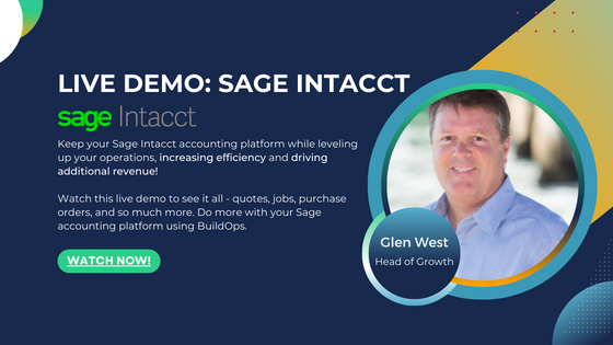 BuildOps for Sage Intacct Customers