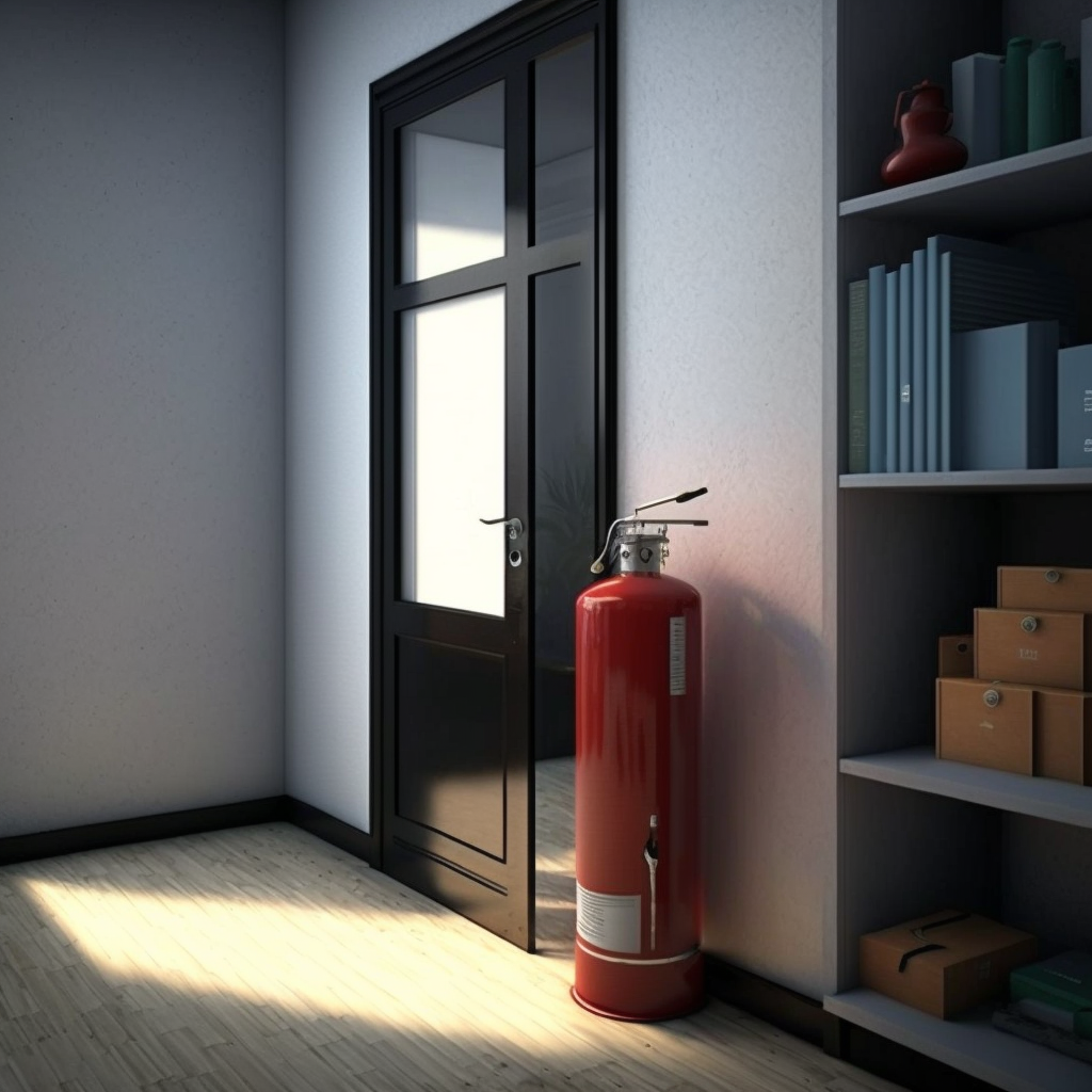 Built-in Fire Extinguisher