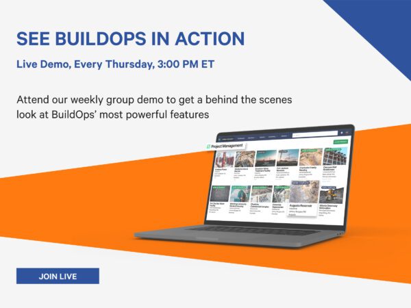 BuildOps Live Demo